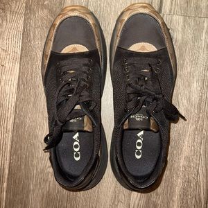 Coach men's shoes sneakers leather